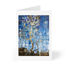 Load image into Gallery viewer, Tree of life on the edge of the world - Notecard
