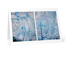 Load image into Gallery viewer, Winter Plane Tree Diptych - Notecard
