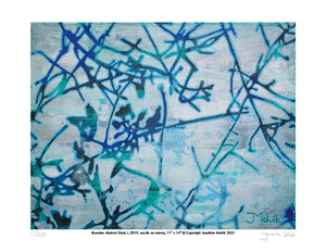 Branches Abstract Study - Limited Edition Signed Print 8.5" x 11"