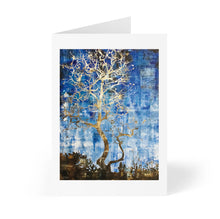 Load image into Gallery viewer, Tree of life on the edge of the world - Notecard

