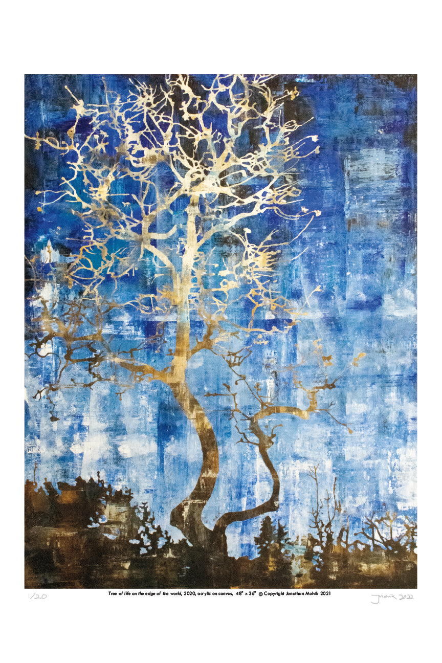 Tree of life on the edge of the world  - Limited Edition Signed Print 12