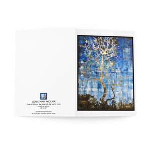 Tree of life on the edge of the world  - Notecards (8 pcs)