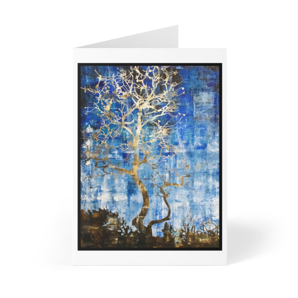 Tree of life on the edge of the world  - Notecards (8 pcs)