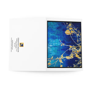 Wildflower Abstract I  - Notecards (8 pcs)