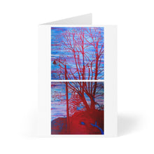 Load image into Gallery viewer, Plane Tree Diptych - Notecards (8 pcs)
